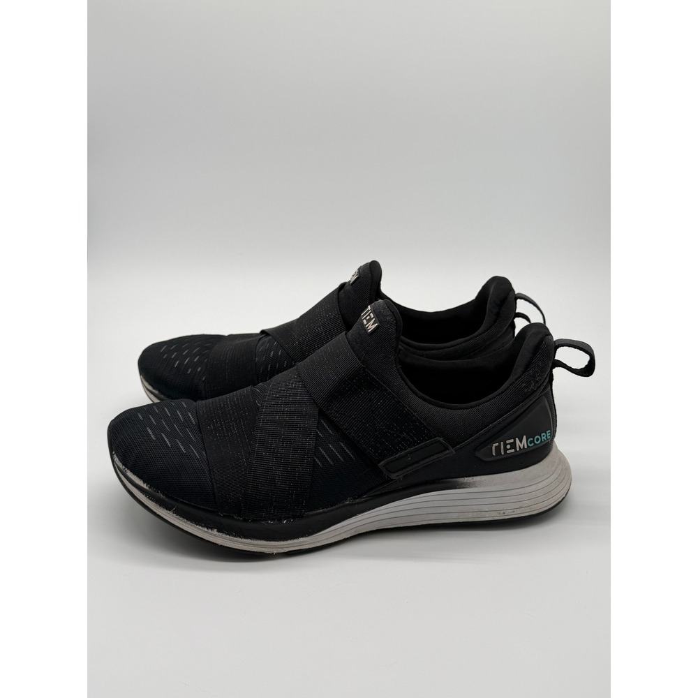 TIEM Latus Training Shoes Womens 9 Black Cross Strap Sneakers 100018W‎